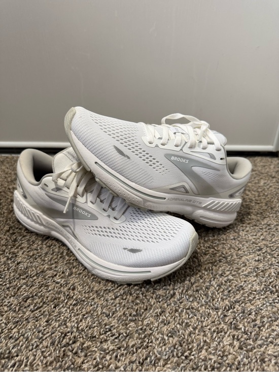 Brooks Shoes - Brooks adranaline 23 All-White Running Shoes